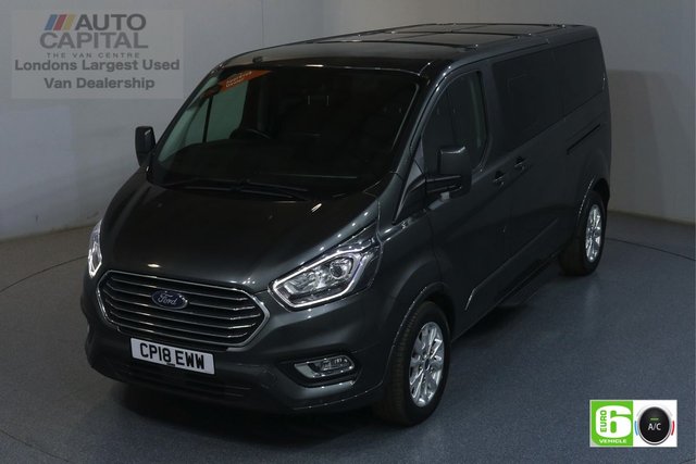 2018 18 FORD TOURNEO CUSTOM 2.0 310 TITANIUM LWB 129 BHP 9 SEATS MINIBUS