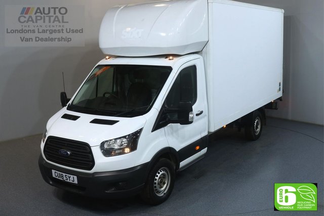2018 18 FORD TRANSIT 2.0 350 L4 EXTRA LWB 129 BHP EURO 6 ENGINE LUTON