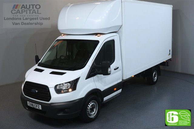 2018 18 FORD TRANSIT 2.0 350 L4 XLWB 129 BHP EURO 6 ENGINE LUTON