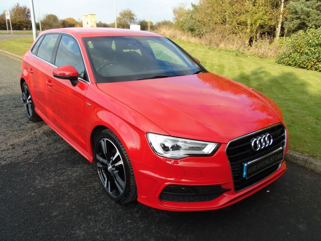 2014 64 Audi A3 1.6 TDI S LINE 5d AUTO 109 BHP