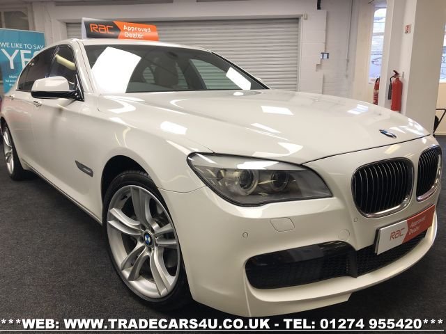 2011 60 BMW 7 Series 730LD M SPORT LWB LIMO IN ALPINE WHITE