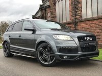 USED 2014 14 AUDI Q7 3.0 TDI QUATTRO S LINE PLUS 5d AUTO 245 BHP [BLACK EDITION] BLACK PACK+CAMERA+21" ALLOYS
