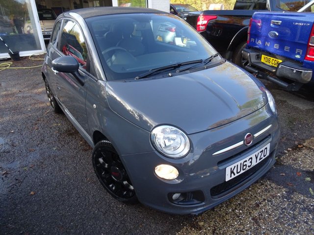 2013 63 Fiat 500 1.2 CONVERTIBLE (S) SPORT 3d 69 BHP