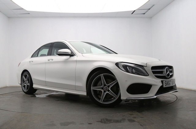 2017 67 MERCEDES-BENZ C CLASS 2.1 C 220 D AMG LINE 4d AUTO 170 BHP