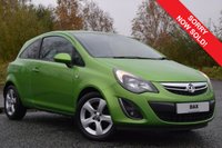 USED 2013 62 VAUXHALL CORSA 1.2 SXI AC 3d 83 BHP LADY OWNER! 59,000 MILES! JUST SERVICED! PRIVACY GLASS!