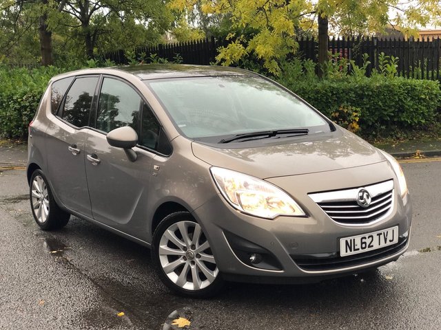 2012 62 Vauxhall Meriva 1.4 SE 5d 118 BHP