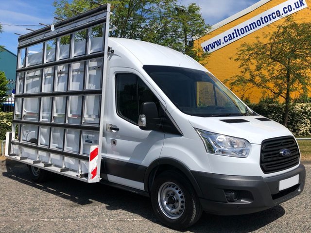 2016 66 Ford Transit 350 TDCi 125 L3 H3 [ GLAZIERS FRAIL RACKS ] VAN