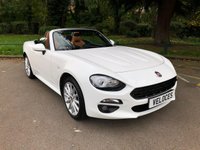 USED 2017 17 FIAT 124 1.4 SPIDER MULTIAIR LUSSO  2d 139 BHP ..BEST COLOUR COMBINATION..