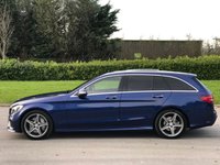 USED 2015 15 MERCEDES-BENZ C-CLASS 2.1 C300 BLUETEC HYBRID AMG LINE PREMIUM 5d AUTO 204 BHP GLASS ROOF + SAT NAV + R CAMERA