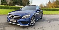 USED 2015 15 MERCEDES-BENZ C-CLASS 2.1 C300 BLUETEC HYBRID AMG LINE PREMIUM 5d AUTO 204 BHP GLASS ROOF + SAT NAV + R CAMERA