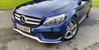 USED 2015 15 MERCEDES-BENZ C-CLASS 2.1 C300 BLUETEC HYBRID AMG LINE PREMIUM 5d AUTO 204 BHP GLASS ROOF + SAT NAV + R CAMERA