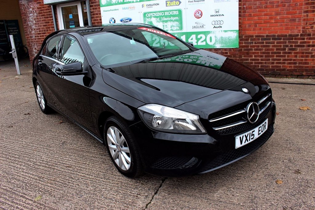 2015 15 MERCEDES-BENZ A-CLASS 1.5 A180 CDI BLUEEFFICIENCY SE 5d 109 BHP