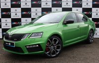USED 2017 17 SKODA OCTAVIA 2.0 VRS TSI 5d 227 BHP Black/Red sports seats - Wifi