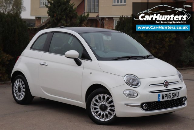 2016 16 FIAT 500 1.2 LOUNGE 3d 69 BHP