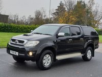 USED 2009 59 TOYOTA HI-LUX 3.0 HL3 4X4 D-4D DCB 169 BHP ** NO VAT ** FULL LEATHER + CANOPY