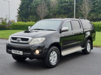 USED 2009 59 TOYOTA HI-LUX 3.0 HL3 4X4 D-4D DCB 169 BHP ** NO VAT ** FULL LEATHER + CANOPY