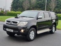 USED 2009 59 TOYOTA HI-LUX 3.0 HL3 4X4 D-4D DCB 169 BHP ** NO VAT ** FULL LEATHER + CANOPY