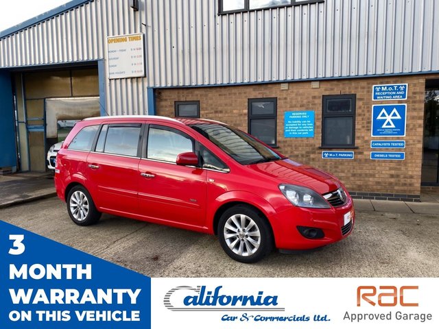 View our VAUXHALL ZAFIRA