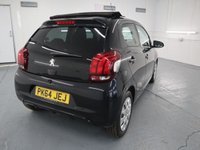 USED 2014 64 PEUGEOT 108 1.0 ACTIVE TOP 5d 68 BHP RETRACTABLE FULL LENGTH ROOF. NO COST ON TAX. LOW MILEAGE & GREAT SERVICE HISTORY & 12 MONTHS MOT WITH SALE OF CAR