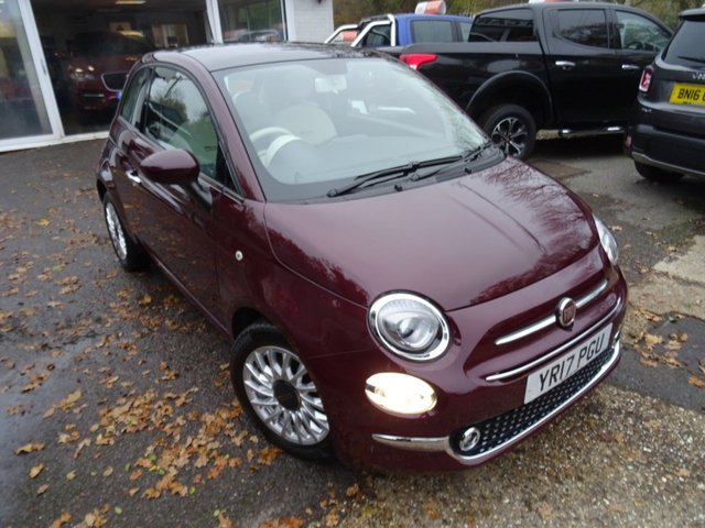 2017 17 Fiat 500 0.9 TWINAIR LOUNGE 3d 85 BHP NEW SHAPE