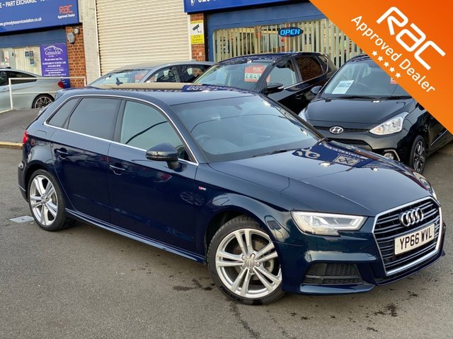 2016 66 Audi A3 1.4 TFSI S LINE 5d 148 BHP