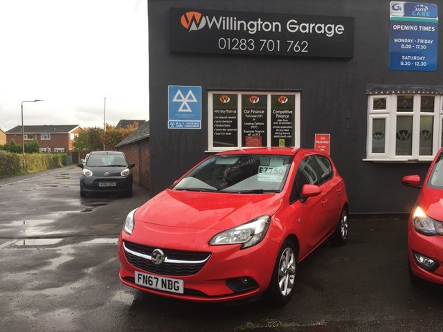 2017 67 Vauxhall Corsa 1.4 ENERGY AC ECOFLEX 5d 89 BHP