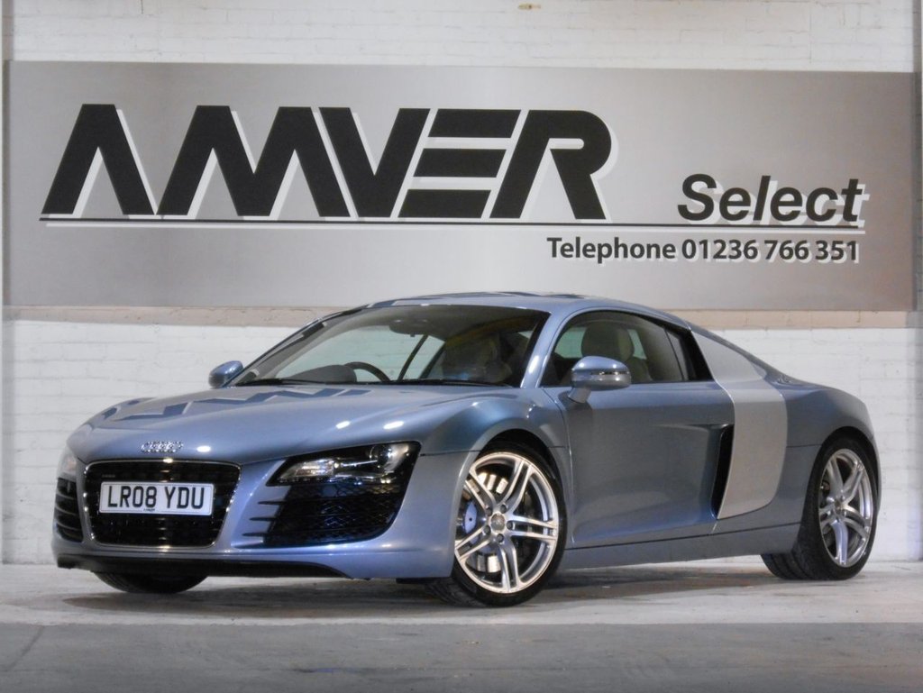 USED 2008 08 AUDI R8 4.2 QUATTRO 2d 420 BHP ONE FORMER KEEPER WITH FULL HISTORY