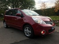 USED 2012 62 NISSAN NOTE 1.6 ACENTA 5d 110 BHP Low Insurance Group, Low Mileage And Full Service History Automatic.