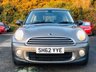 USED 2012 62 MINI HATCH ONE 1.6 ONE D 3d 90 BHP ALLOY WHEELS + AUX&USB CONNECTION