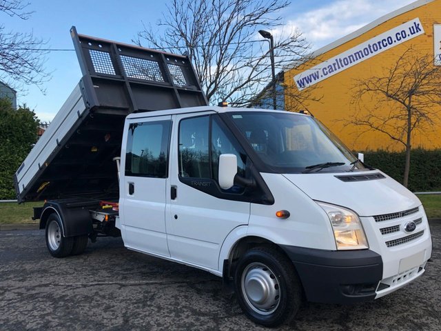 2013 13 Ford Transit 350 TDCi 125 D/CAB TIPPER ALLOY 