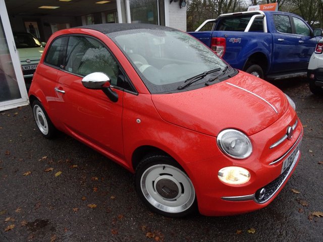 2017 67 Fiat 500 1.2 CONVERTIBLE ANNIVERSARIO 2d 69 BHP *RARE SPECIAL EDITION*