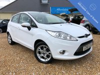 USED 2012 61 FORD FIESTA 1.2 ZETEC 5d 81 BHP Full Service History + USB & AUX Inputs