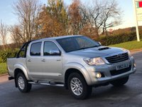 USED 2014 63 TOYOTA HI-LUX 3.0 INVINCIBLE 4X4 D-4D DCB 169 BHP ** NO VAT ** FULL LEATHER + SATNAV