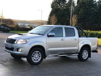 USED 2014 63 TOYOTA HI-LUX 3.0 INVINCIBLE 4X4 D-4D DCB 169 BHP ** NO VAT ** FULL LEATHER + SATNAV