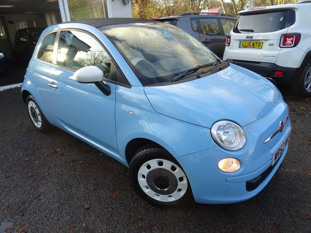 2013 62 Fiat 500 0.9 TWINAIR CONVERTIBLE COLOUR THERAPY 3d 85 BHP