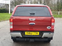 USED 2012 62 FORD RANGER 2.2 LIMITED 4X4 DCB TDCI 4d 148 BHP ** NO VAT ** FULL LEATHER + CANOPY