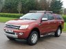 USED 2012 62 FORD RANGER 2.2 LIMITED 4X4 DCB TDCI 4d 148 BHP ** NO VAT ** FULL LEATHER + CANOPY