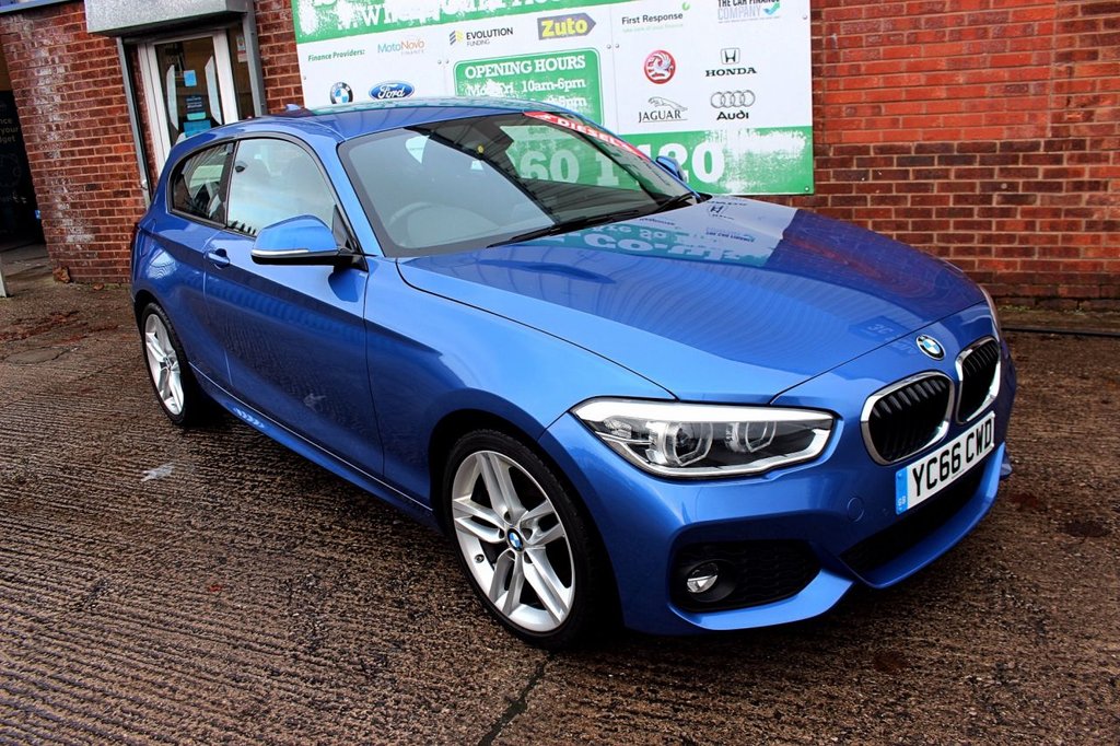 2016 66 BMW 1 SERIES 1.5 116D M SPORT 3d 114 BHP