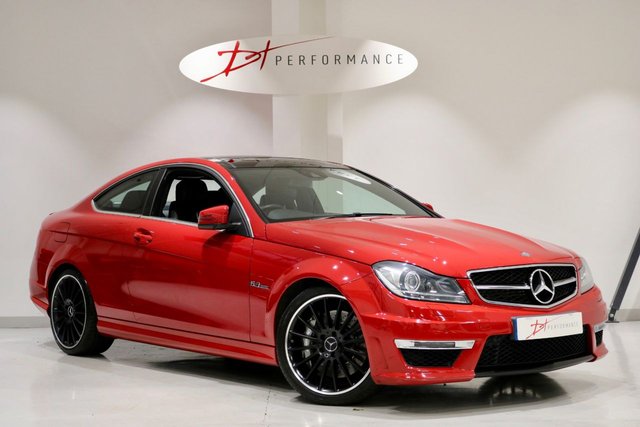 2013 13 Mercedes-Benz  6.2 C63 AMG 2d 457 BHP VERY RARE FIRE OPAL 