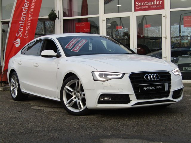 2016 16 Audi A5 1.8 SPORTBACK TFSI S LINE 5d 175 BHP