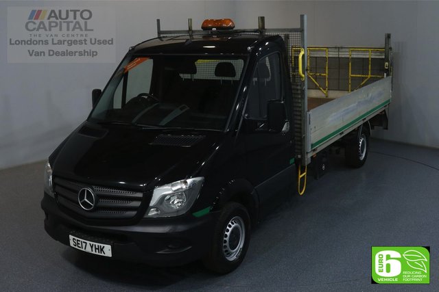 2017 17 MERCEDES-BENZ SPRINTER 2.1 314CDI RWD 140 BHP LWB EURO 6 ENGINE DROPSIDE