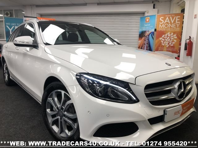 2014 64 Mercedes-Benz C Class MERCEDES C220 CDI S/S SPORT PREMIUM AUTO DIESEL ESTATE WHITE