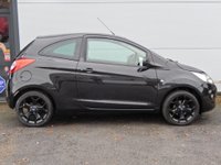 USED 2015 65 FORD KA 1.2 ZETEC BLACK EDITION 3d 69 BHP FULL SERVICE & MOT