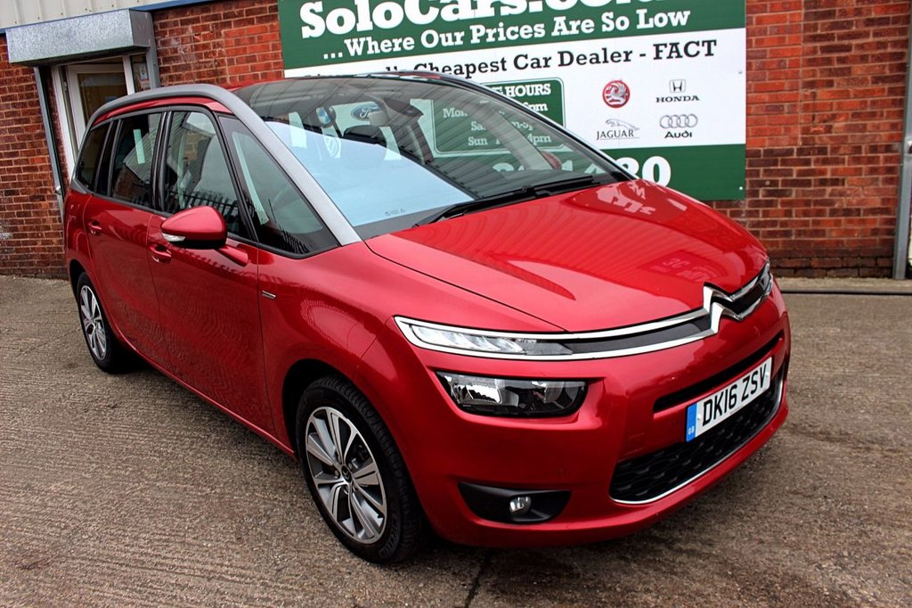 2016 16 CITROEN C4 GRAND PICASSO 1.6 BLUEHDI EXCLUSIVE 5d 118 BHP