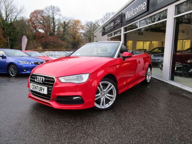 2015 15 Audi A3 Cabriolet 1.8 TFSI S LINE 2d 178 BHP