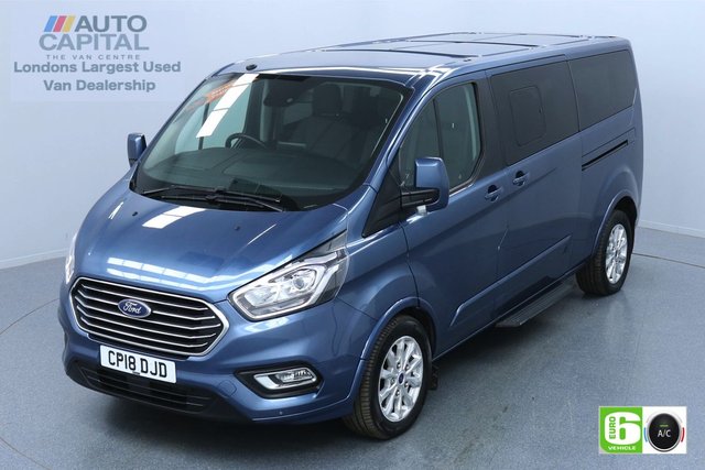 2018 18 FORD TOURNEO CUSTOM 2.0 310 TITANIUM LWB 129 BHP 9 SEATS MINIBUS