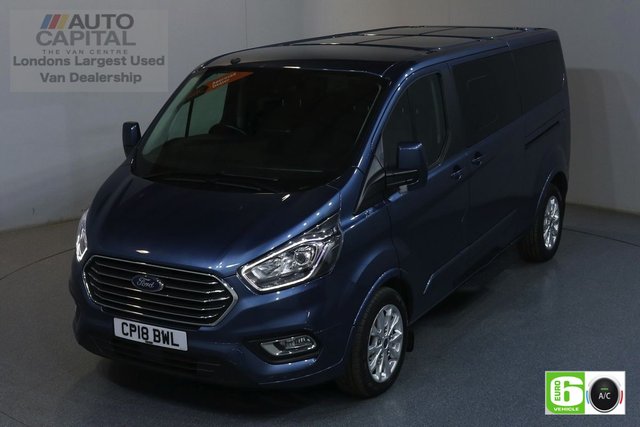 2018 18 FORD TOURNEO CUSTOM 2.0 310 TITANIUM LWB 129 BHP 9 SEATS MINIBUS