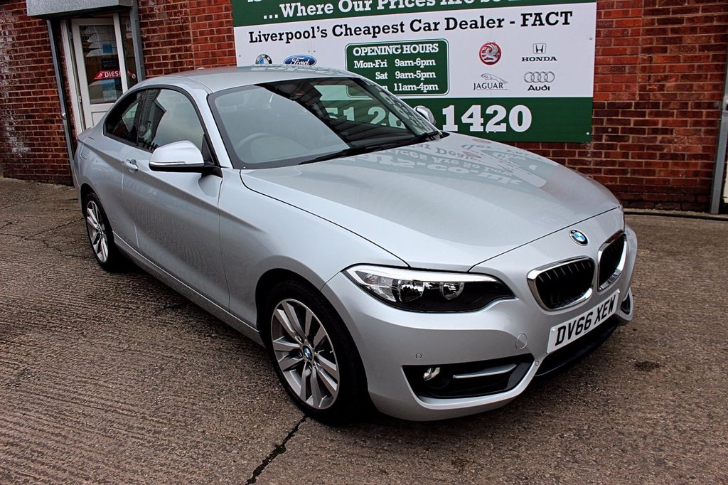 2016 66 BMW 2 SERIES 2.0 220D SPORT 2d 188 BHP