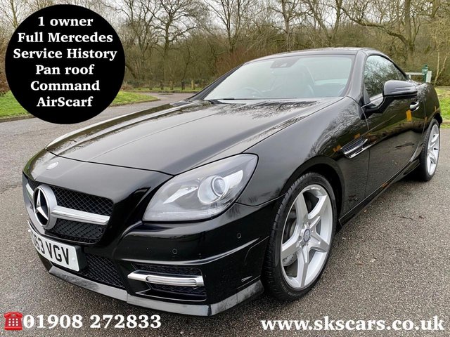 2013 63 Mercedes-Benz Slk 3.5 SLK350 BLUEEFFICIENCY AMG SPORT 2d 306 BHP