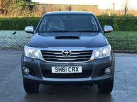 USED 2011 61 TOYOTA HI-LUX 3.0 INVINCIBLE 4X4 D-4D DCB 169 BHP ** NO VAT ** NO VAT +   LOW MILES